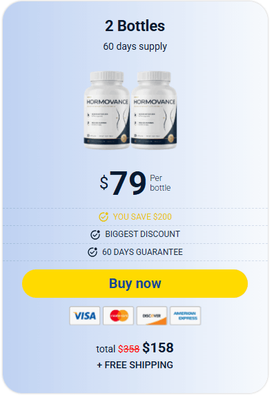 Click Hormovance 2-bottle 60-day package. Limited time discount available.
