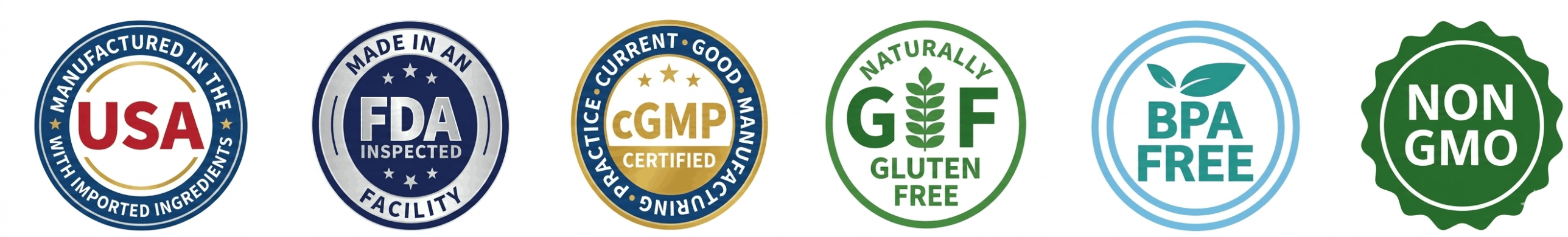 Hormovance FDA registered, cGMP certified, sugar-free, non-GMO badges.